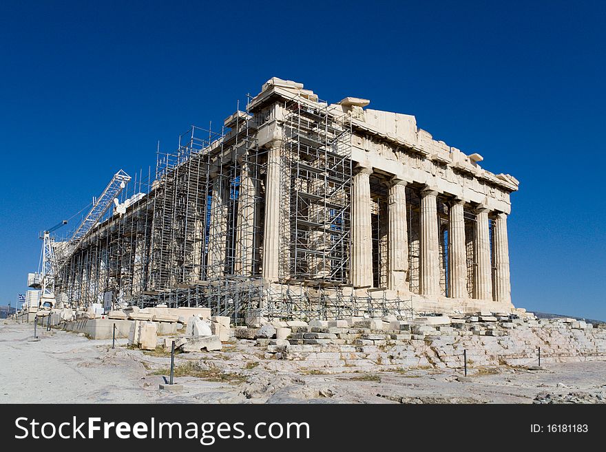 The Parthenon temple in Athens is the symbol of Greece. The Parthenon temple in Athens is the symbol of Greece.