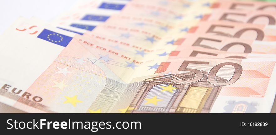 Background Made Of EURO Money