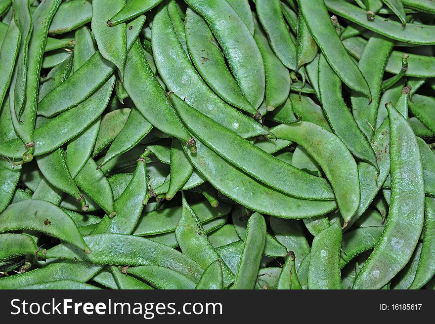 Broad Bean In The Market