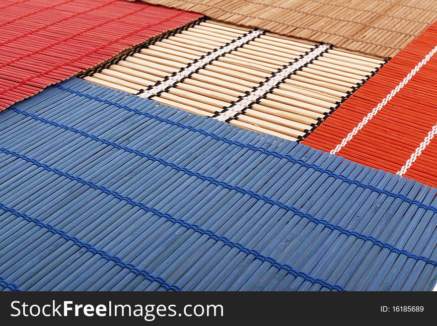 Colourful Bamboo Rugs In The Chinese Style