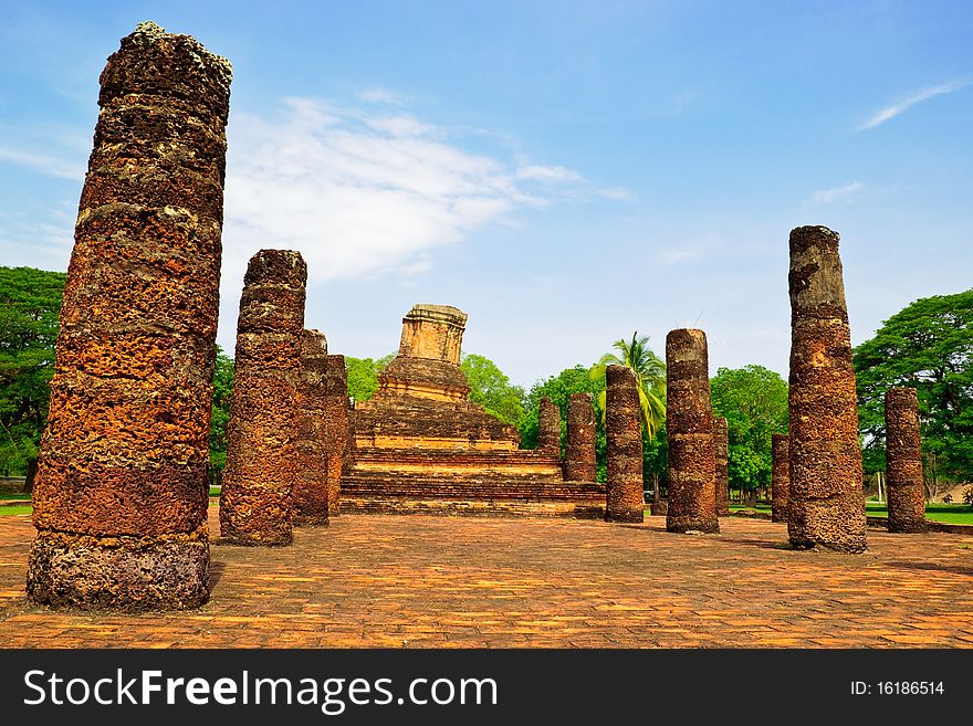 Sukhothai - the ruins of the ancient capital of Thailand. Sukhothai - the ruins of the ancient capital of Thailand