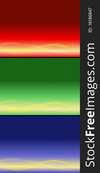 Three colour background for WEB, or printing. Three colour background for WEB, or printing