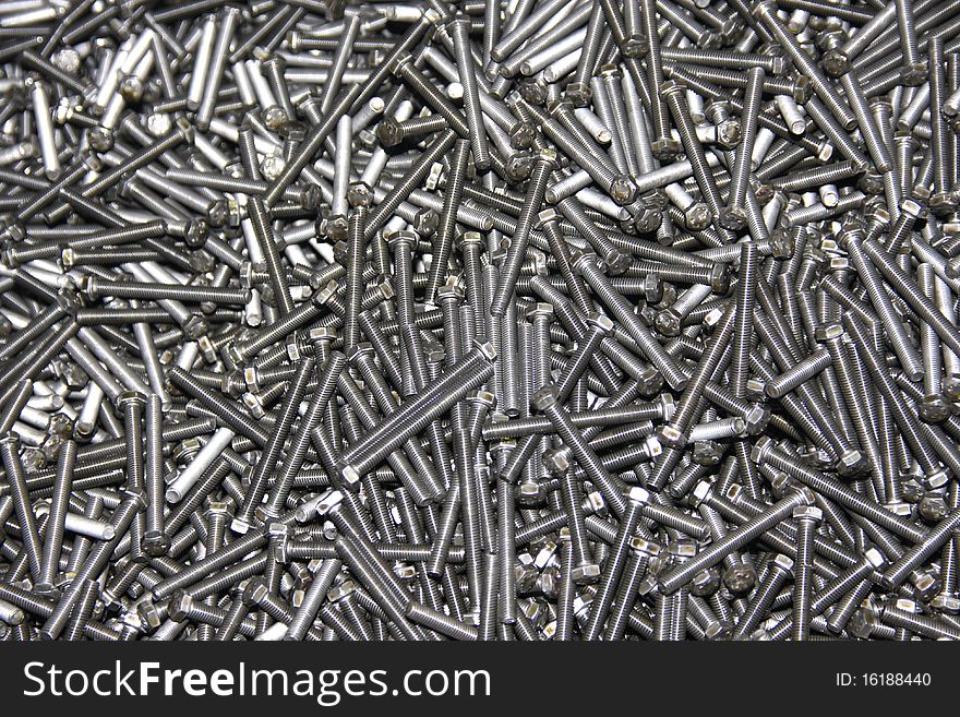 Many long iron bolts texture