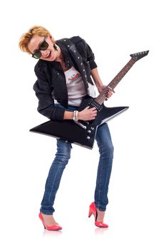 Rock Star Girl Royalty Free Stock Image Rock Star Girl Royalty Free Stock Image
