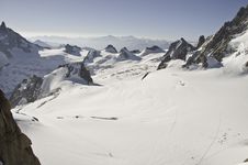 Views From L Aiguille Du Midi Royalty Free Stock Image Views From L Aiguille Du Midi Royalty Free Stock Image