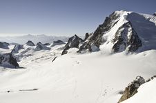 Views From L Aiguille Du Midi Stock Photos Views From L Aiguille Du Midi Stock Photos