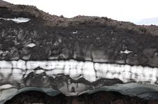 Volcanic Ice. Royalty Free Stock Photo Volcanic Ice. Royalty Free Stock Photo