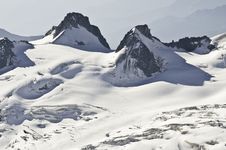 Views From L Aiguille Du Midi Royalty Free Stock Images Views From L Aiguille Du Midi Royalty Free Stock Images