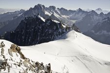 Views From L Aiguille Du Midi Royalty Free Stock Image Views From L Aiguille Du Midi Royalty Free Stock Image