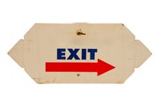 Exit Royalty Free Stock Photography