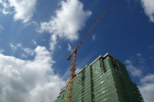 Building Crane Stock Image Building Crane Stock Image