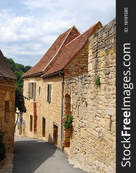 Medieval Town of Castelnaud (Perigord, France). Medieval Town of Castelnaud (Perigord, France)