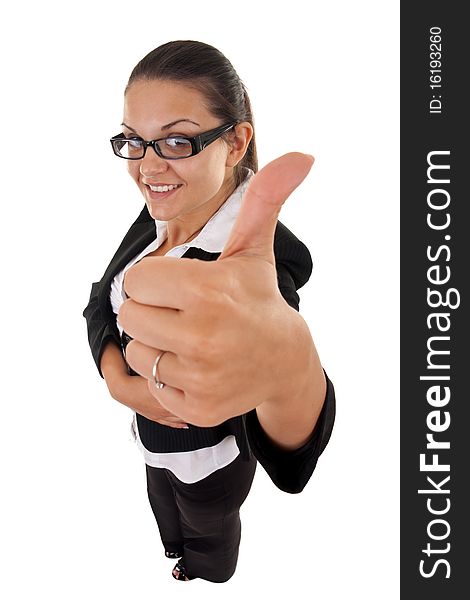 Woman Making Ok Sign