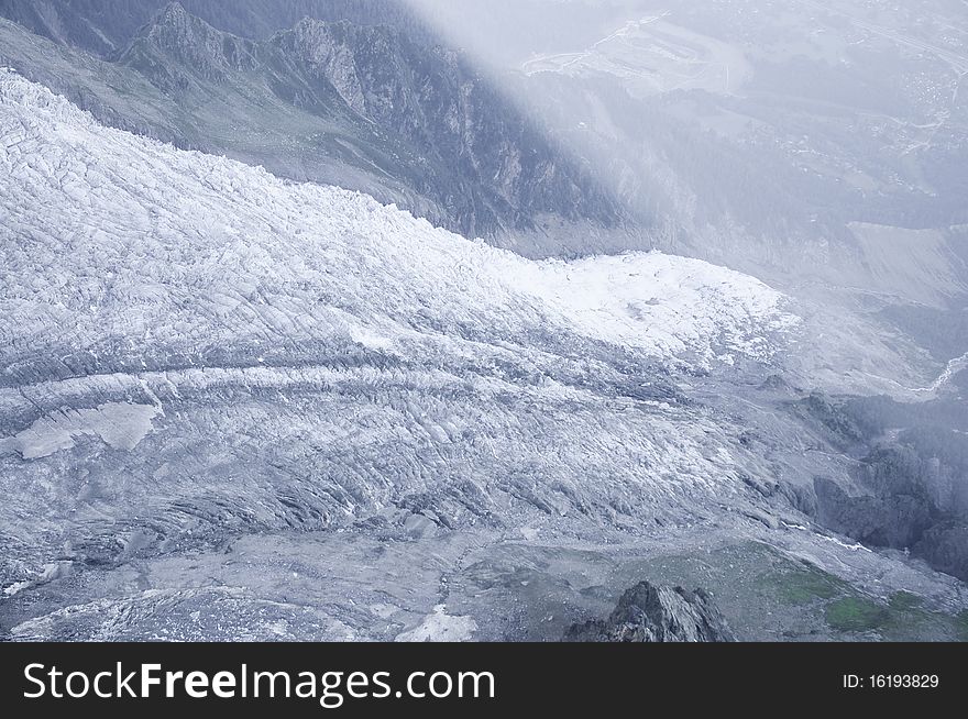 Glacier Des Bossons