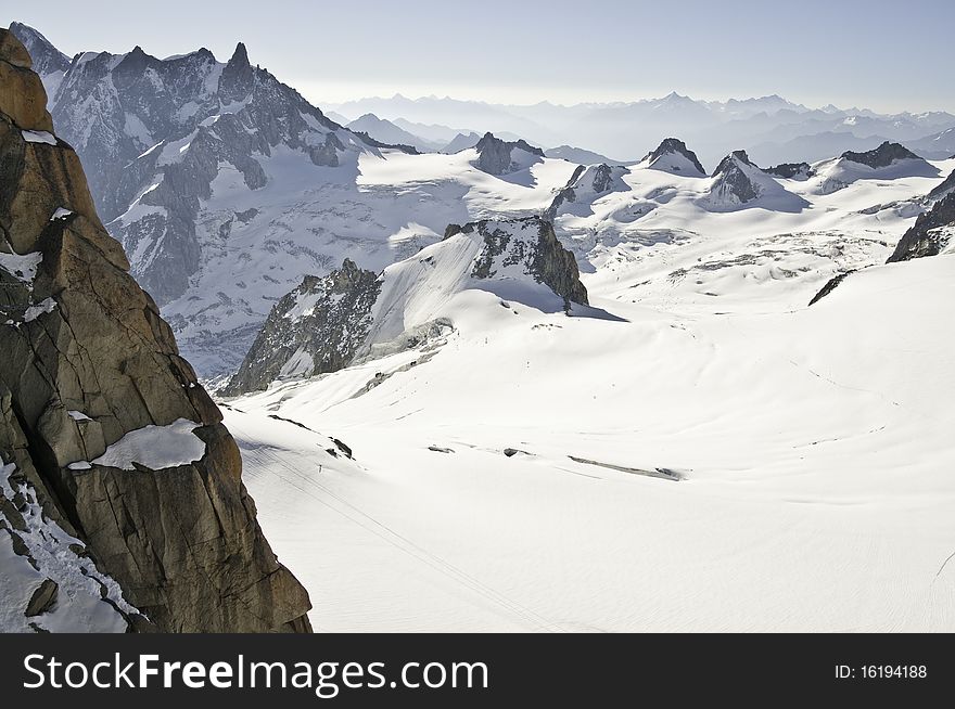 Views From L  Aiguille Du Midi