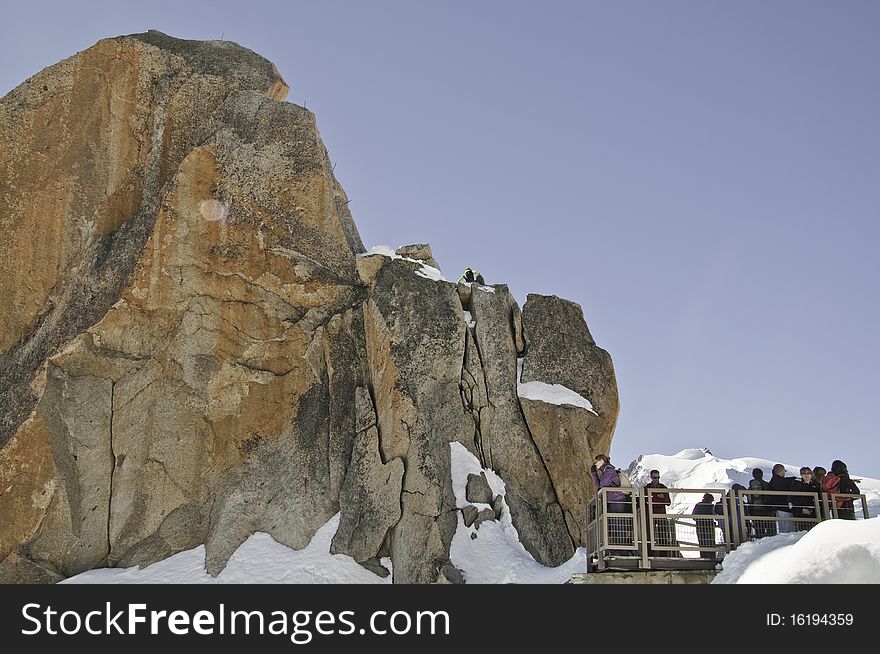 Views from l Aiguille du Midi