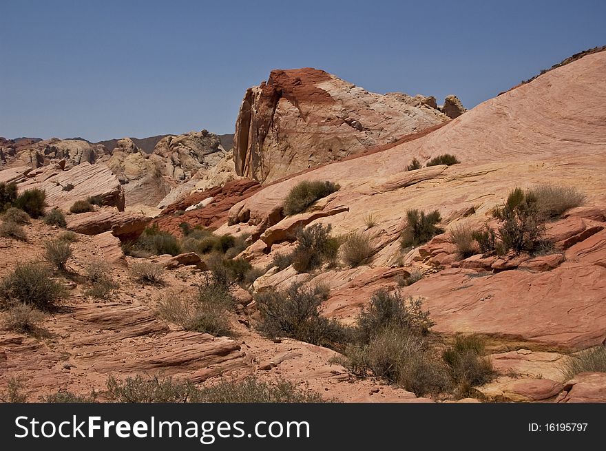 View from the Valley of Fire State Park in Nevada outside of Las Vegas