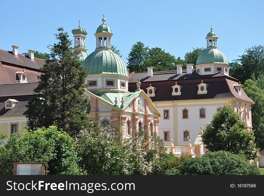 Monastery Marienthal in Saxony, Germany