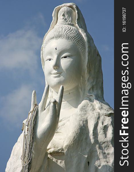 White Bodhisattva at Petchaboon, Thailand