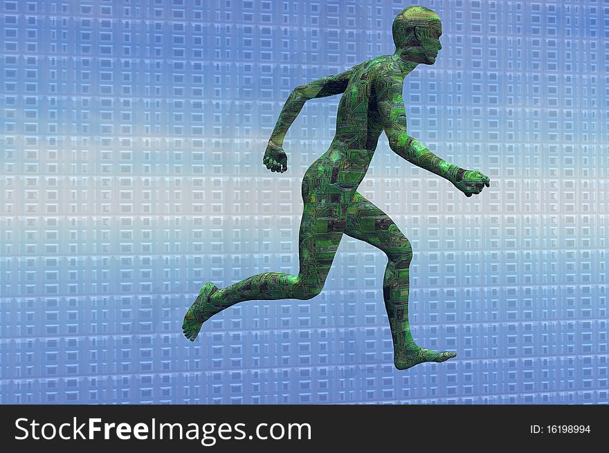 Circuit Man Running