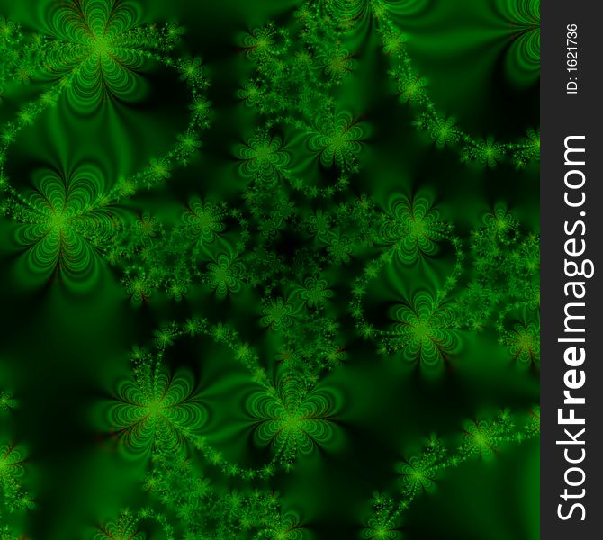 Abstract Background or Wallpaper in black and green