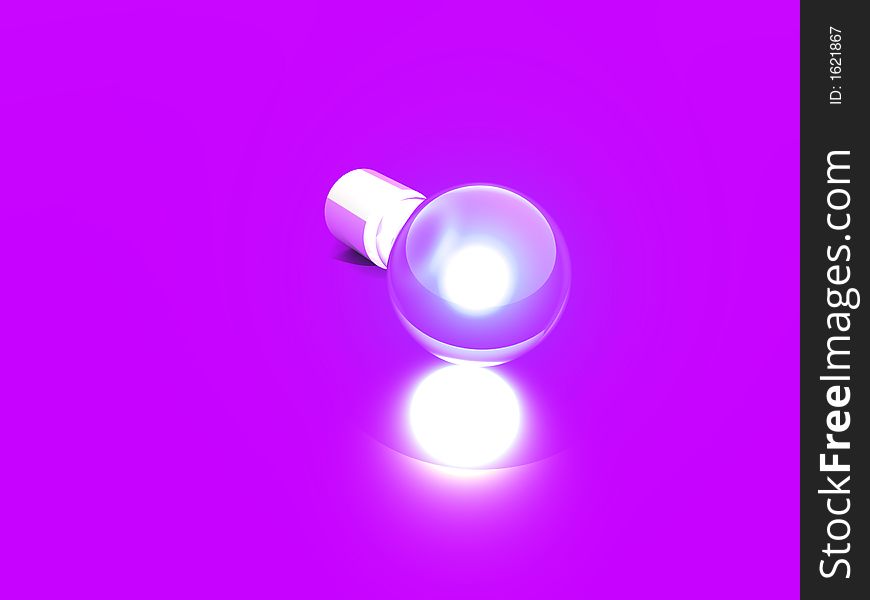 A conceptual image of a lightbulb. A conceptual image of a lightbulb.