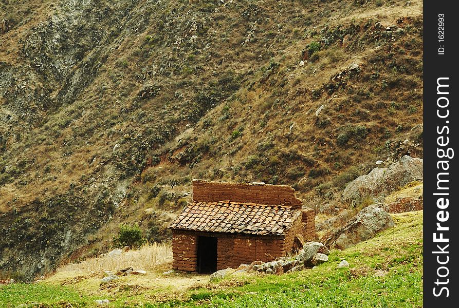 Old hut in Peruvian Andes. Old hut in Peruvian Andes