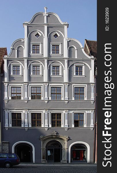 A handsomely renovated medieval patrician or burgher's house in the Saxon city of Bautzen. A handsomely renovated medieval patrician or burgher's house in the Saxon city of Bautzen.