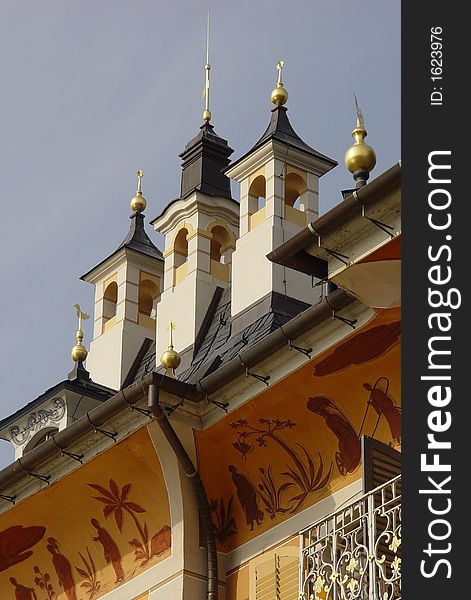 Detail of the orientalist Pillnitz palace near Dresden, Saxony, Germany. Detail of the orientalist Pillnitz palace near Dresden, Saxony, Germany.