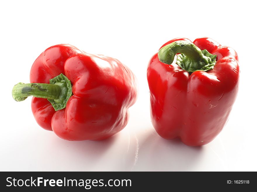 Red bell peppers vegetable healthy. Red bell peppers vegetable healthy