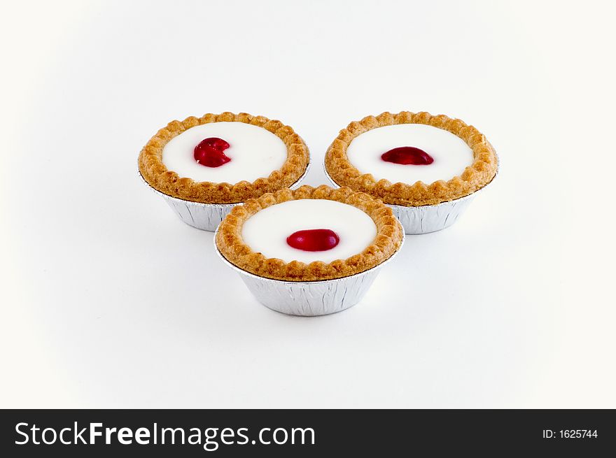 Three cakes or Bakewell tarts as they are known in the UK!