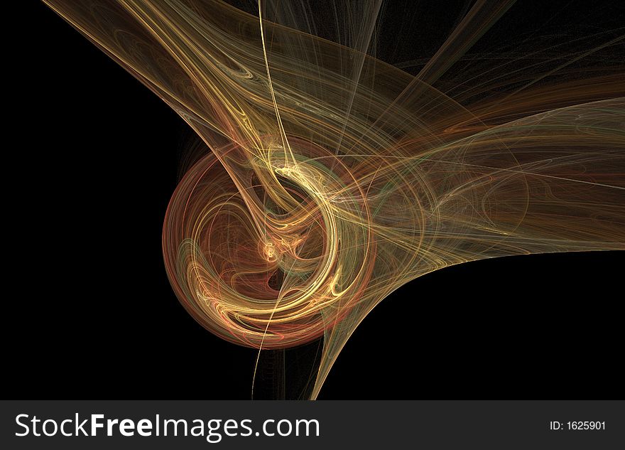 Abstract background with waves and motions