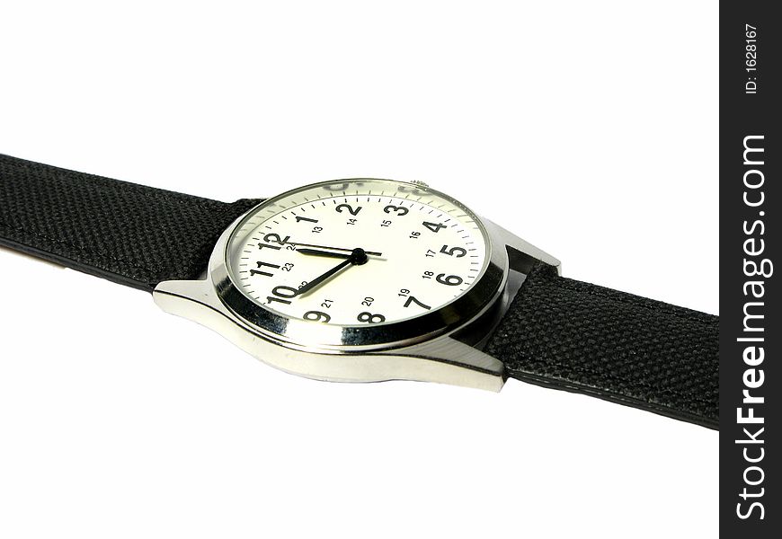Photo of a watch on a white background
