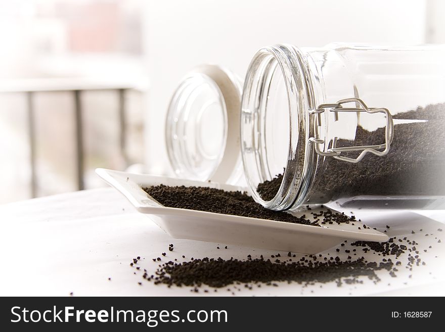 Earl Grey Tea on white background. Earl Grey Tea on white background