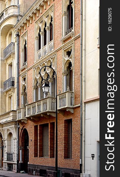 A mock Venetian palace in the French town of Vichy. A mock Venetian palace in the French town of Vichy