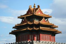 Corner Tower Of The Forbidden City In Beijing Royalty Free Stock Photos Corner Tower Of The Forbidden City In Beijing Royalty Free Stock Photos