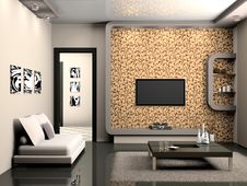 Living Room Royalty Free Stock Image Living Room Royalty Free Stock Image