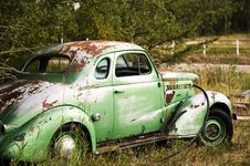 Abandoned Car Royalty Free Stock Photography Abandoned Car Royalty Free Stock Photography