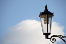 Street Lamp Contast With Blue Sky Royalty Free Stock Photos
