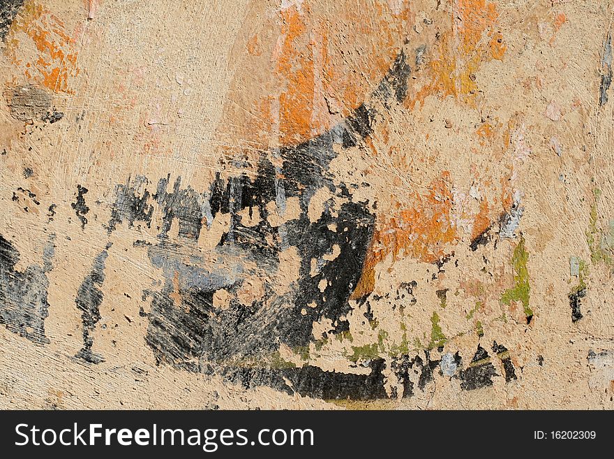 Abstract background of grungy wall