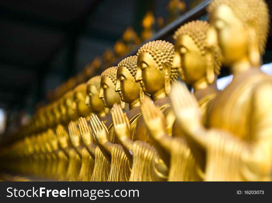 View of buddha statue in Thailand. View of buddha statue in Thailand