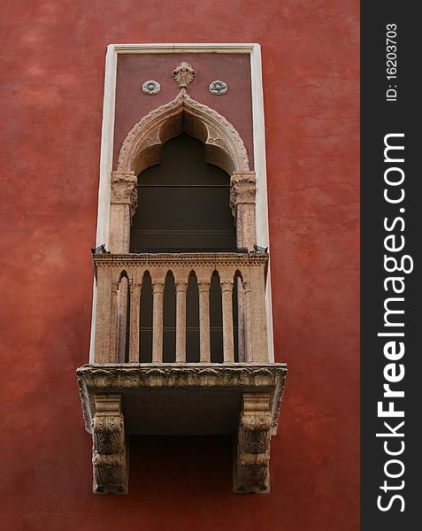 Balcony in an Italian village