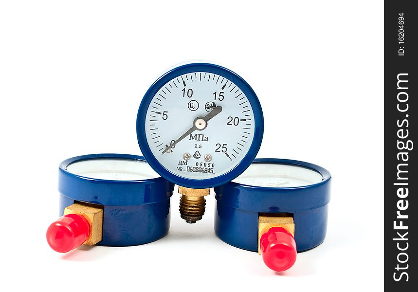 Oxygen pressure gauge