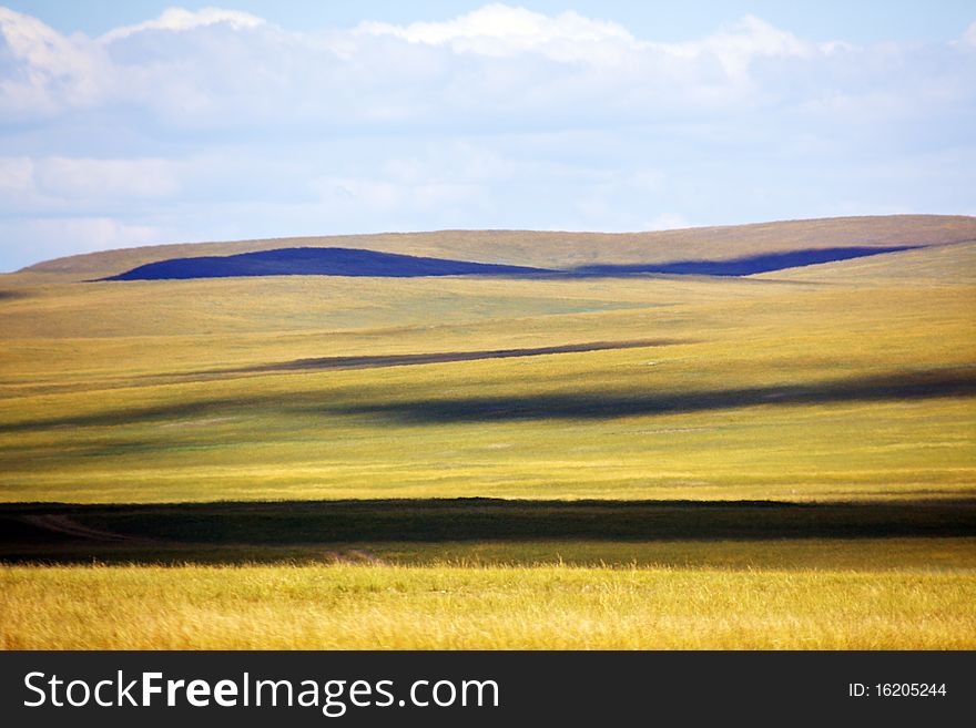 This is the mongolia grassland