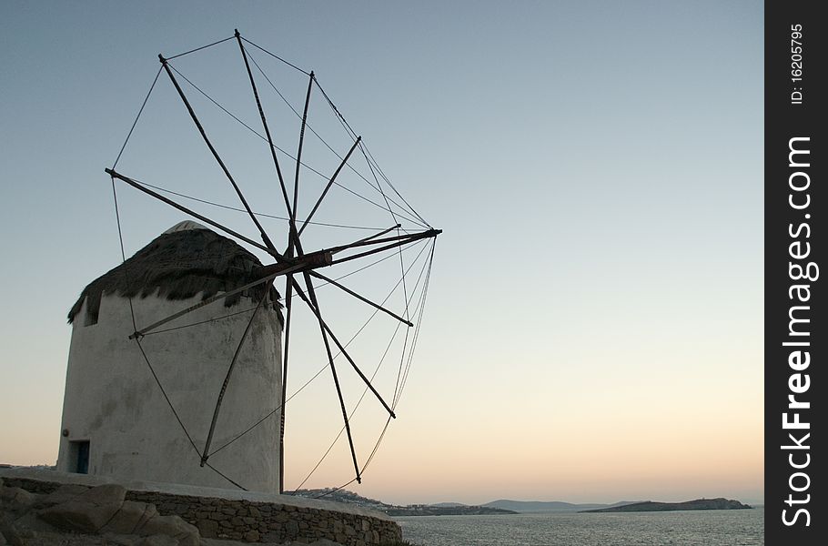 Santorini Windmill