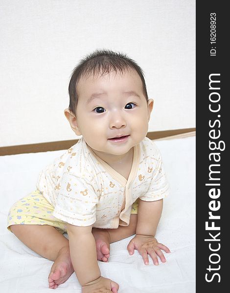 It is a Japanese baby 0-year-old