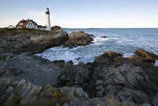 Portland Head Light - Lighthouse Stock Photos Portland Head Light - Lighthouse Stock Photos