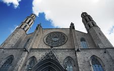 Santa Maria Del Mar Cathedral Stock Photography Santa Maria Del Mar Cathedral Stock Photography