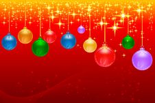 Hanging Christmas Ball Stock Photography Hanging Christmas Ball Stock Photography
