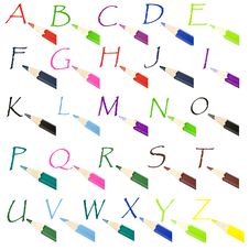 Colored Pencils Royalty Free Stock Photos Colored Pencils Royalty Free Stock Photos